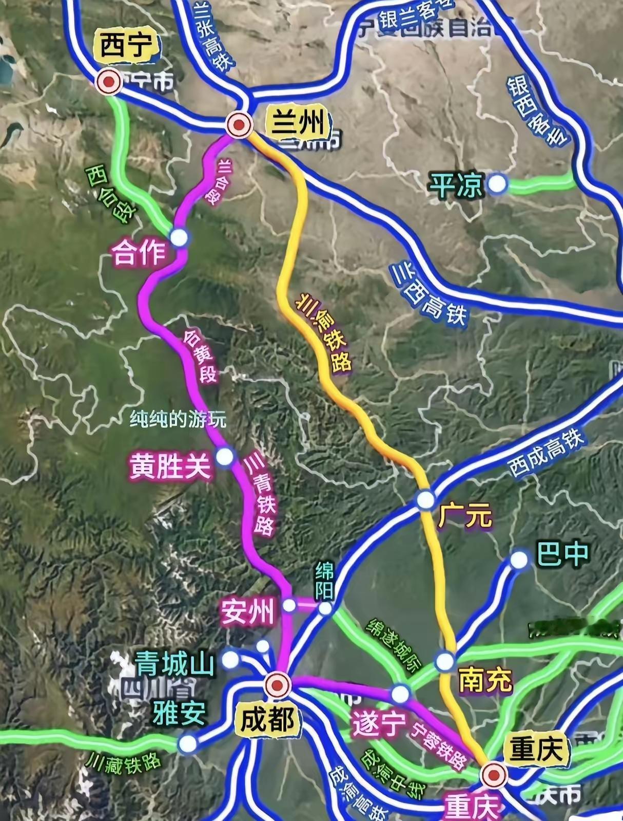到底还有没有必要修建新的兰渝高铁？兰渝铁路串联了川甘大片的人口大县，如陇南、广元