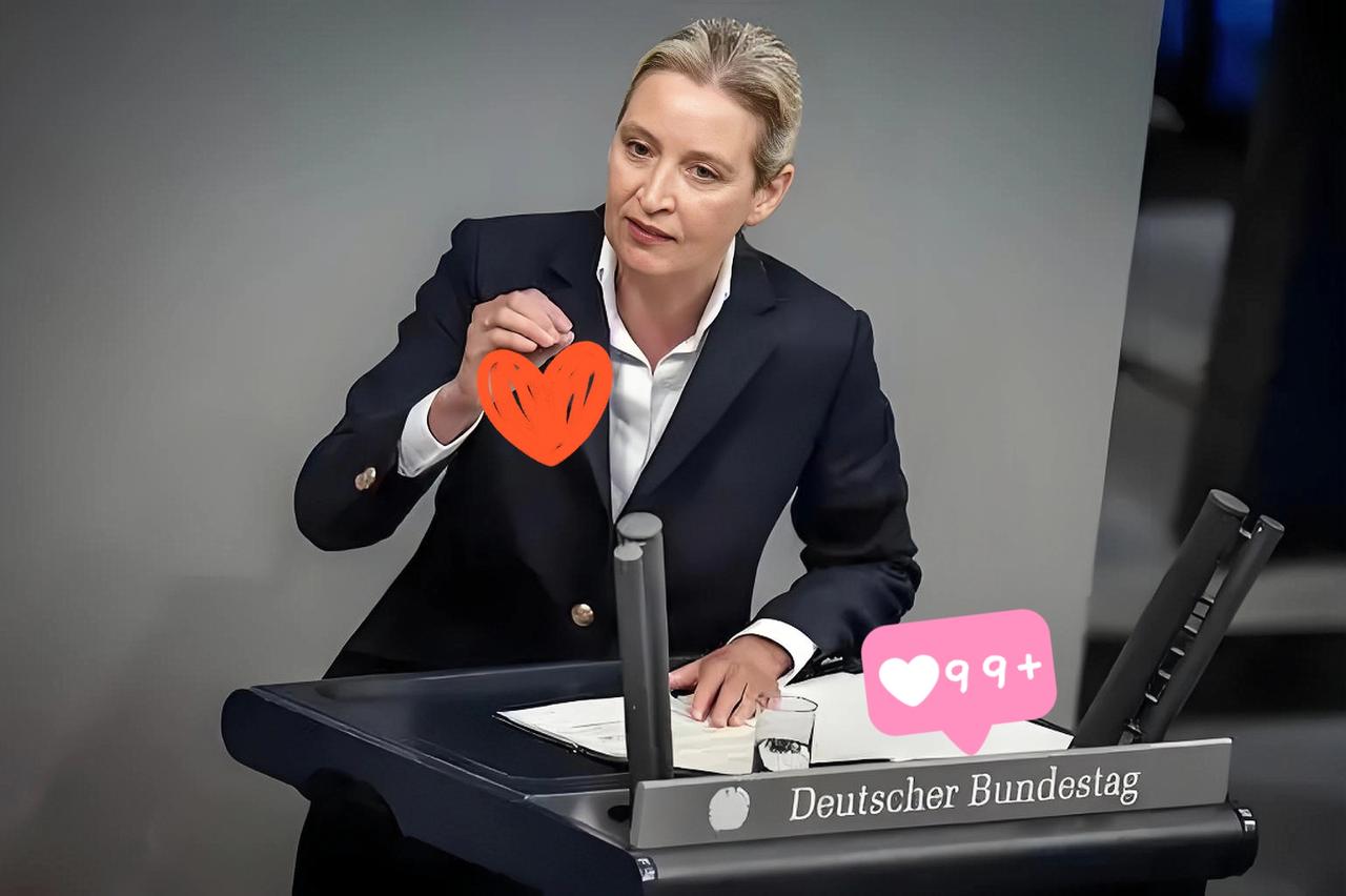 太突然了德国爱丽丝·魏德尔正式宣布德国选择党联合领导人爱丽丝·魏德尔近