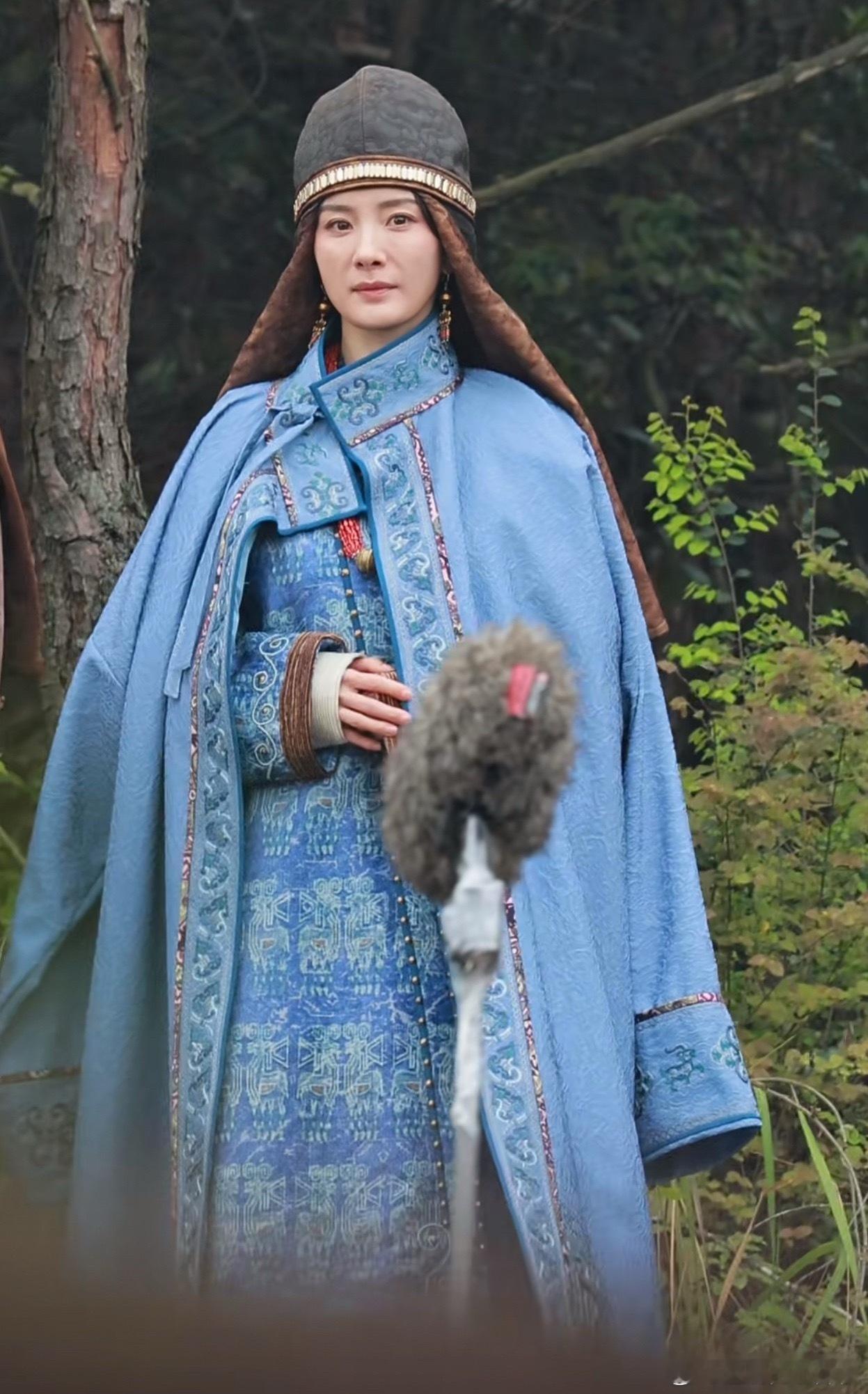 杨幂《江山大同》路透造型，一看就是正剧，妆造完全不古偶