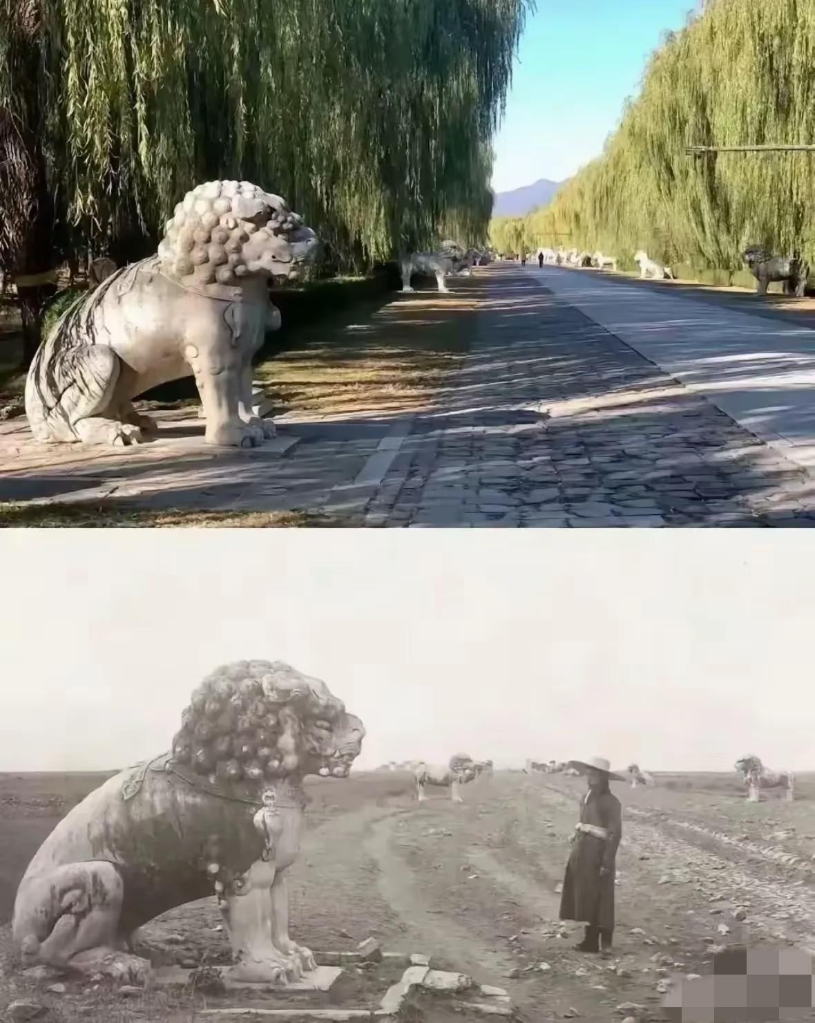 对比一百年前和现在的景区，就能理解为啥过去闹饥荒会饿死那么多人😯😯