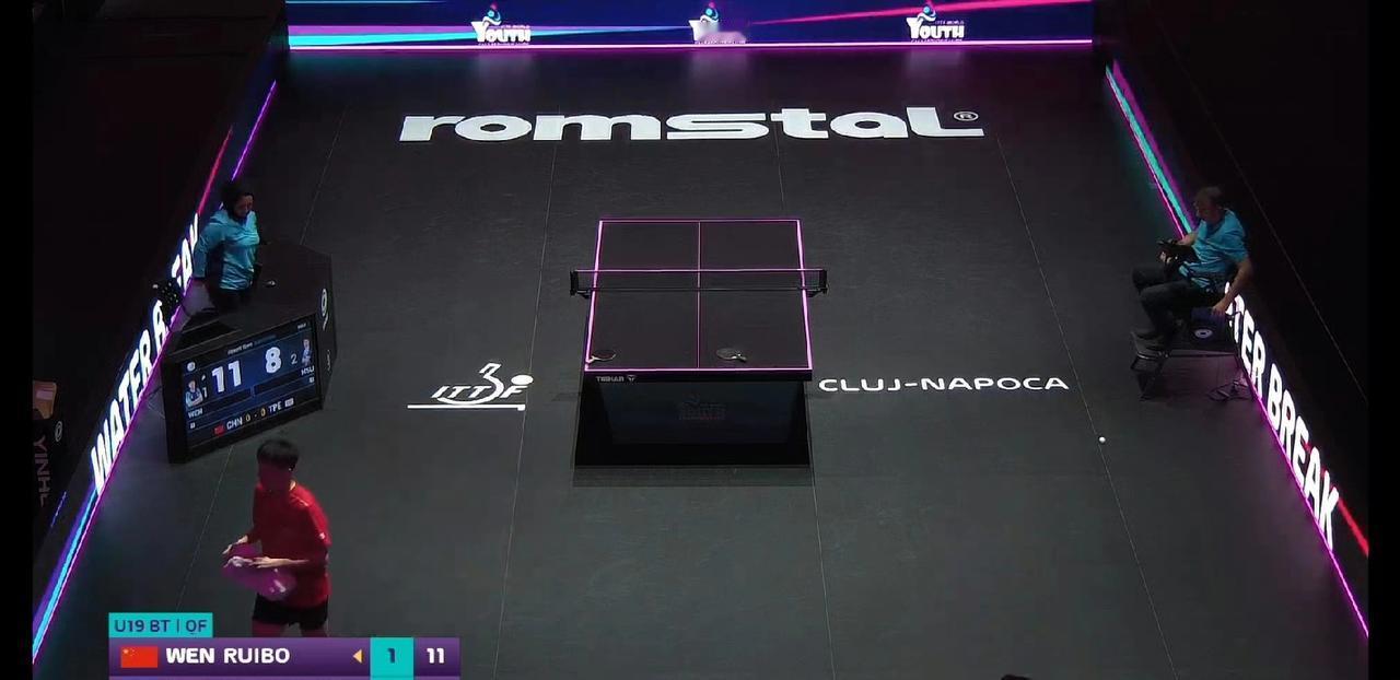 温瑞博🇨🇳输了，李和宸🇨🇳也输了！2025世界青少年乒乓球锦标赛U1