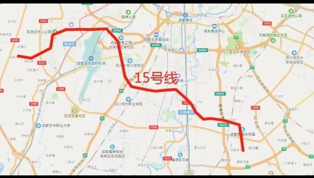 成都15号线开通的利弊成都地铁15号线目前仍处于远期线网规划阶段，暂未纳入国
