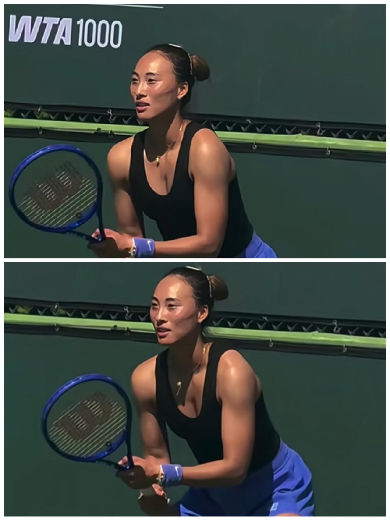 2026跟着网球🎾环游世界WTA1000印第安维尔斯训练场上专注训