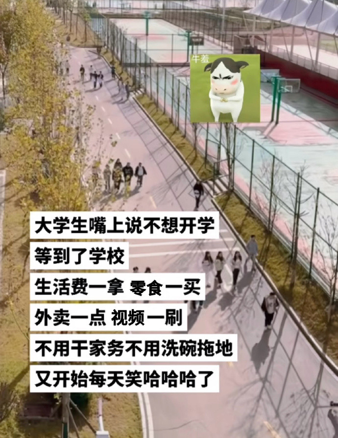 大学生嘴上说不想开学