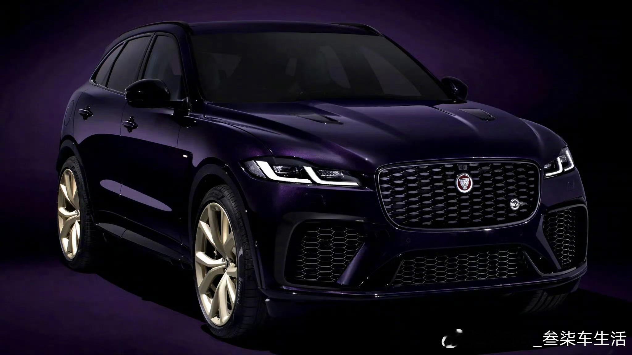 新车捷豹F-PaceSVR，搭载了5.0V8机械增压发动机，也是捷豹燃油车