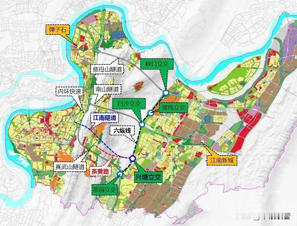 江南隧道通车了，10分钟从南坪到茶园得行吗？作为重庆市“十四五”规划中重要的“