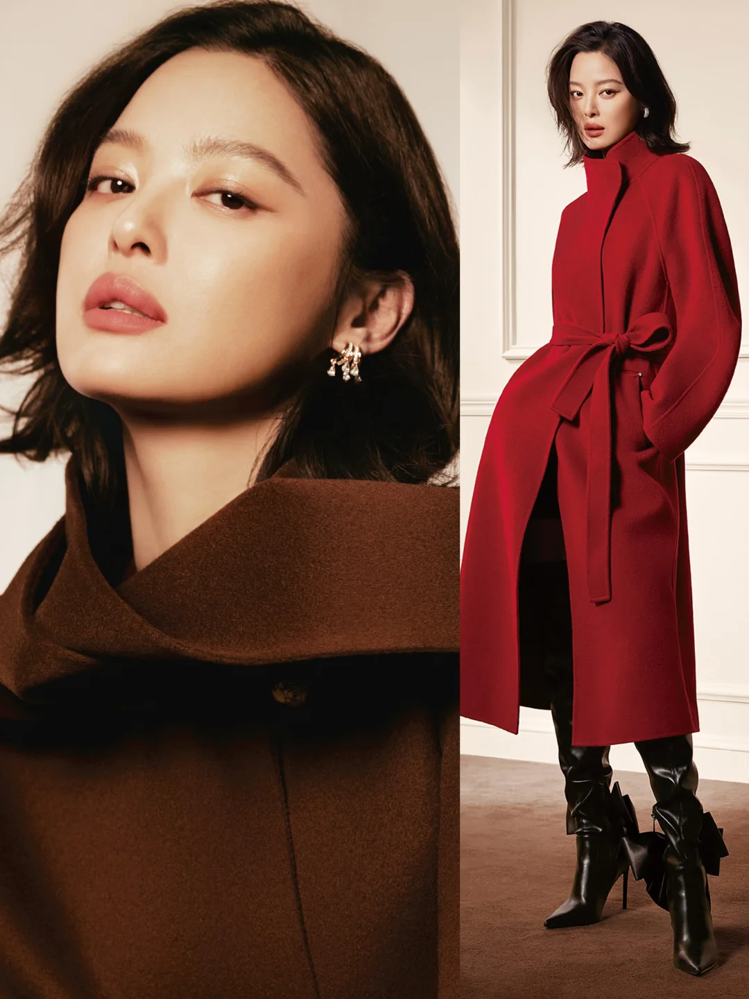 又有惊喜？辛芷蕾穿大衣怎么这么好看！