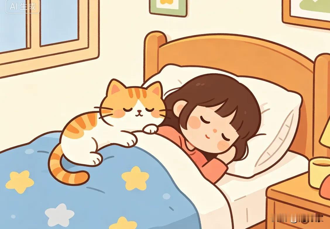 猫为什么喜欢和人睡在一张床上？常见的原因有这么几条：1.图暖和这是秋冬寒冷