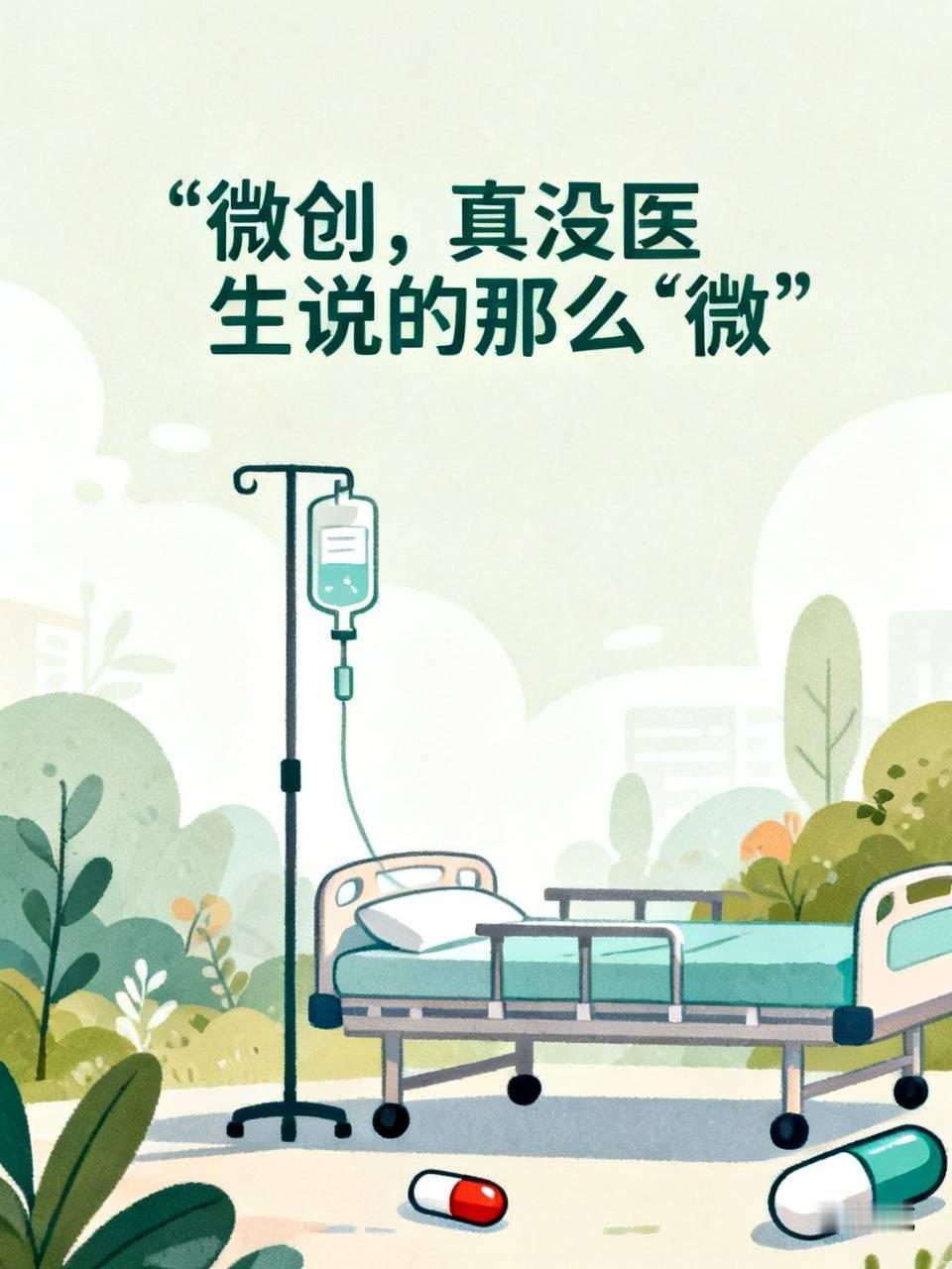 我悟了！微创，真没医生说的那么“微”手术微创微创方案微创医疗技术医生跟