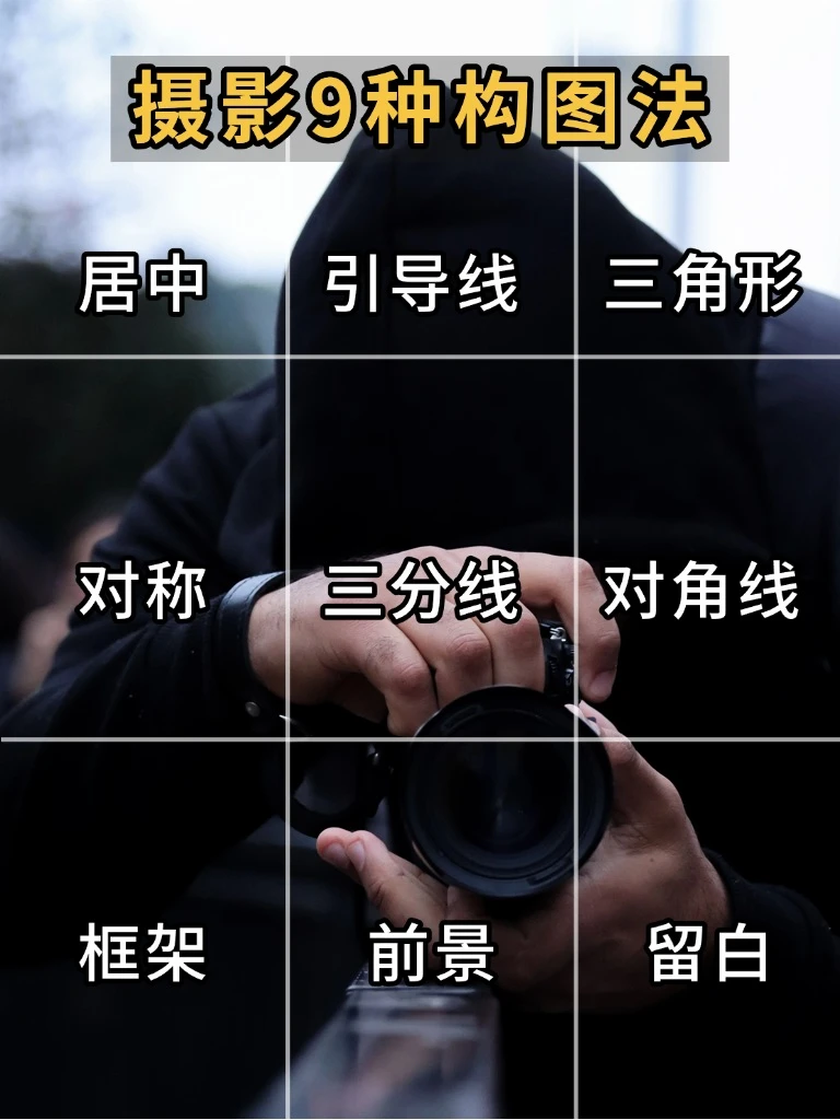 摄影的九种构图技巧📷