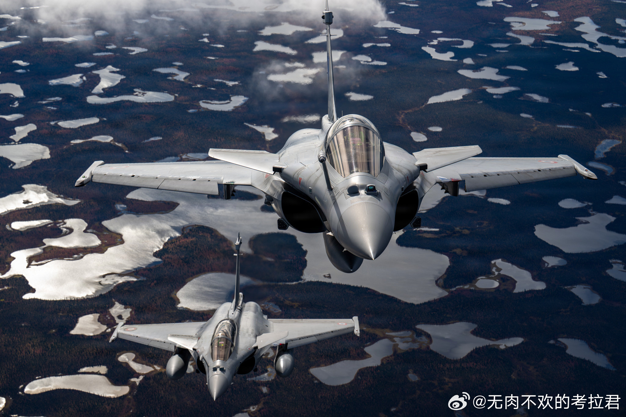 2026年9月10日，歼10的好大儿--高卢鸡空天军的阵风在阿拉斯加。​