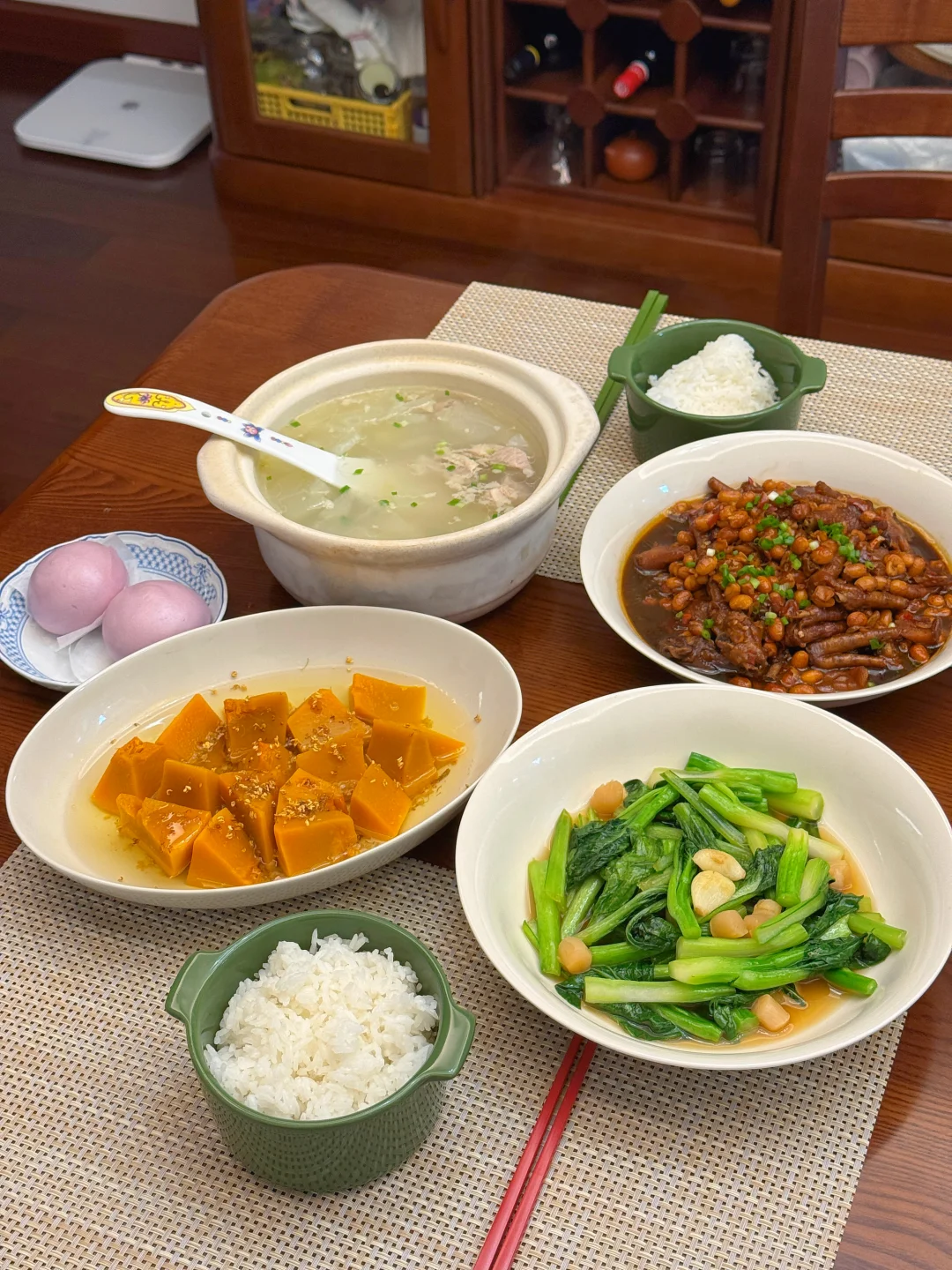 在家吃干净清爽的饭菜