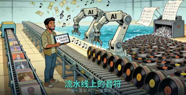 AI写歌月入十几万！普通人的“音乐梦”，正被技术彻底改写“一张图片，40秒，就