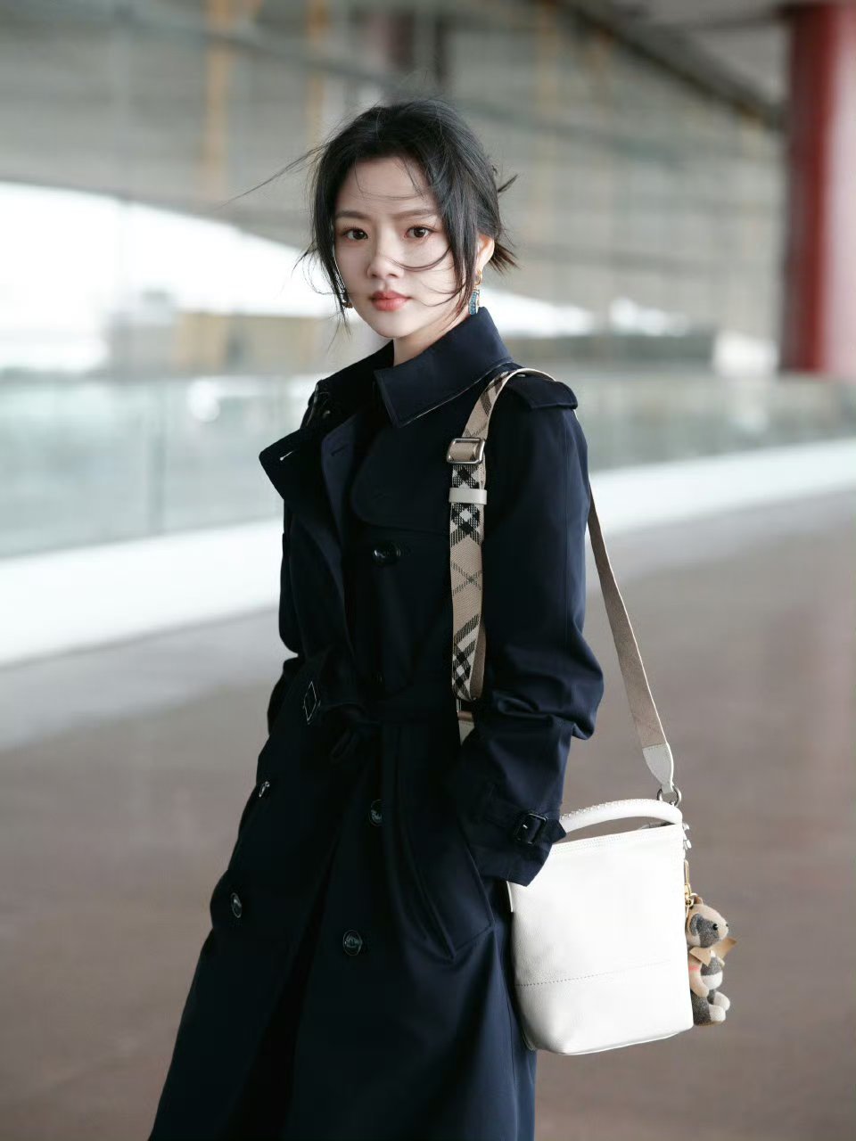 任敏伦敦时装周出发look任敏任敏任敏