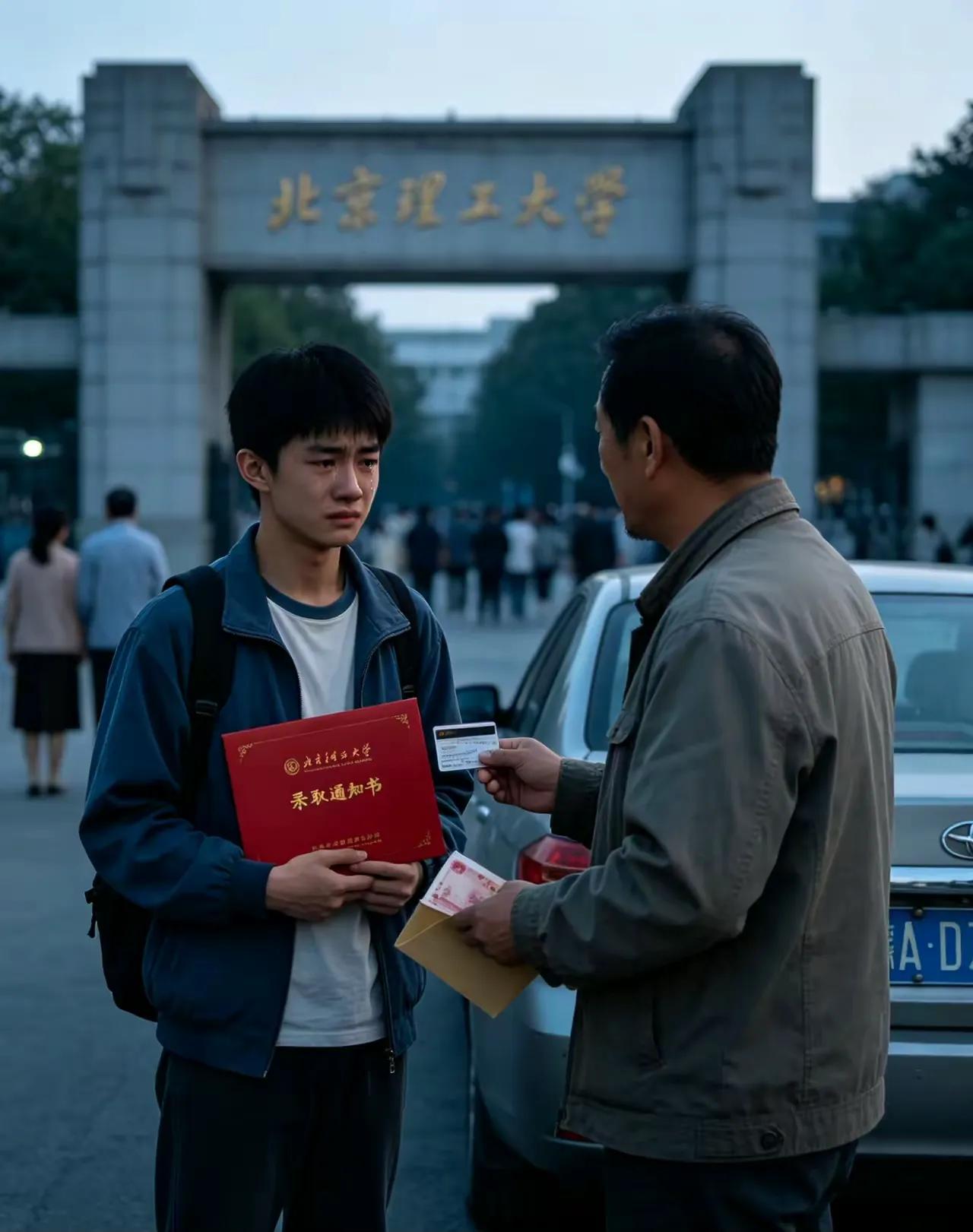 全网众人纷纷破防！男孩顺利考上北京理工大学，向生父与后妈筹措大学学费遭到拒绝。危