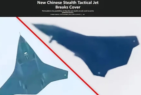 美国《战区》网站称世界第三种六代机首飞。该媒体认为，从外形来看，该机是歼50与