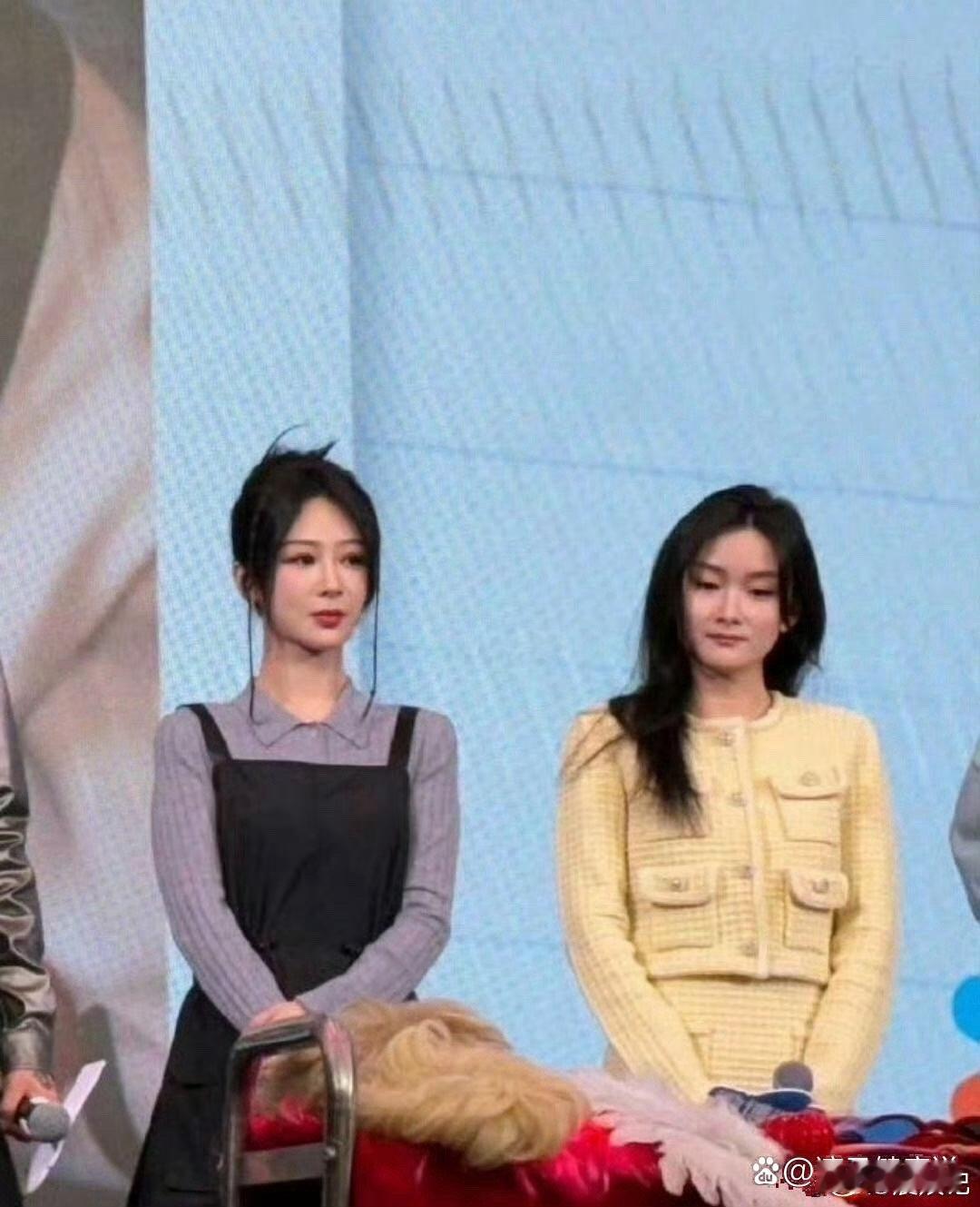 杨紫旁边的女生化了个很自然的妆，你知道她是谁吗​​​
