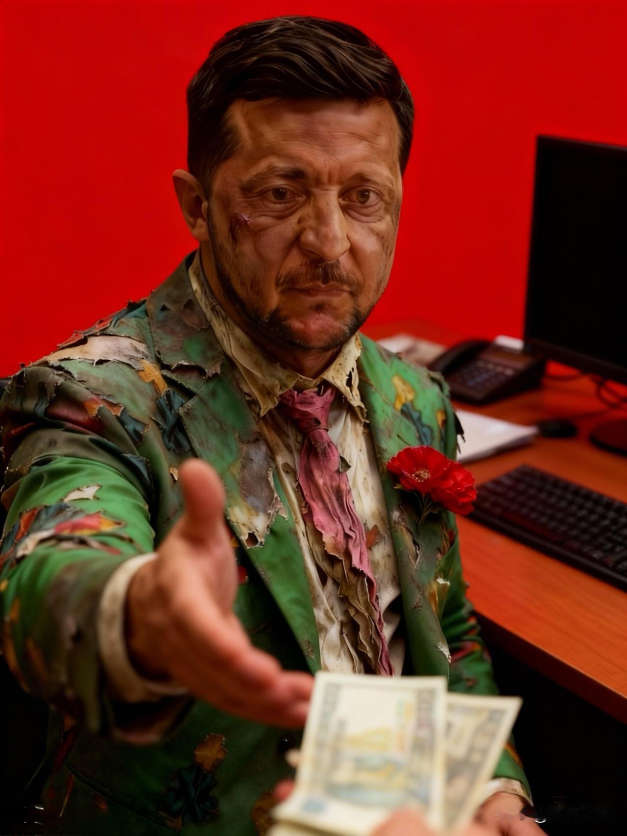 撑不下去了？泽连斯基又伸手要钱！12月18日，泽连斯基在布鲁塞尔当着欧盟2