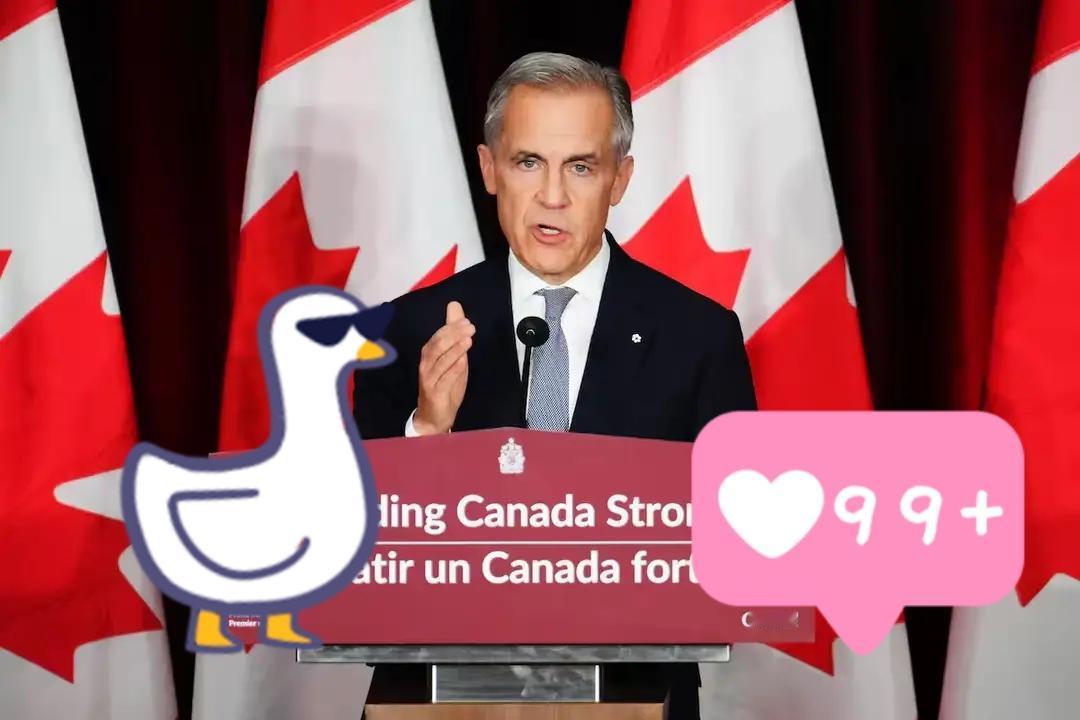 加拿大总理马克·卡尼宣布了！加拿大总理马克·卡尼5日宣布一项电动汽车新战略，