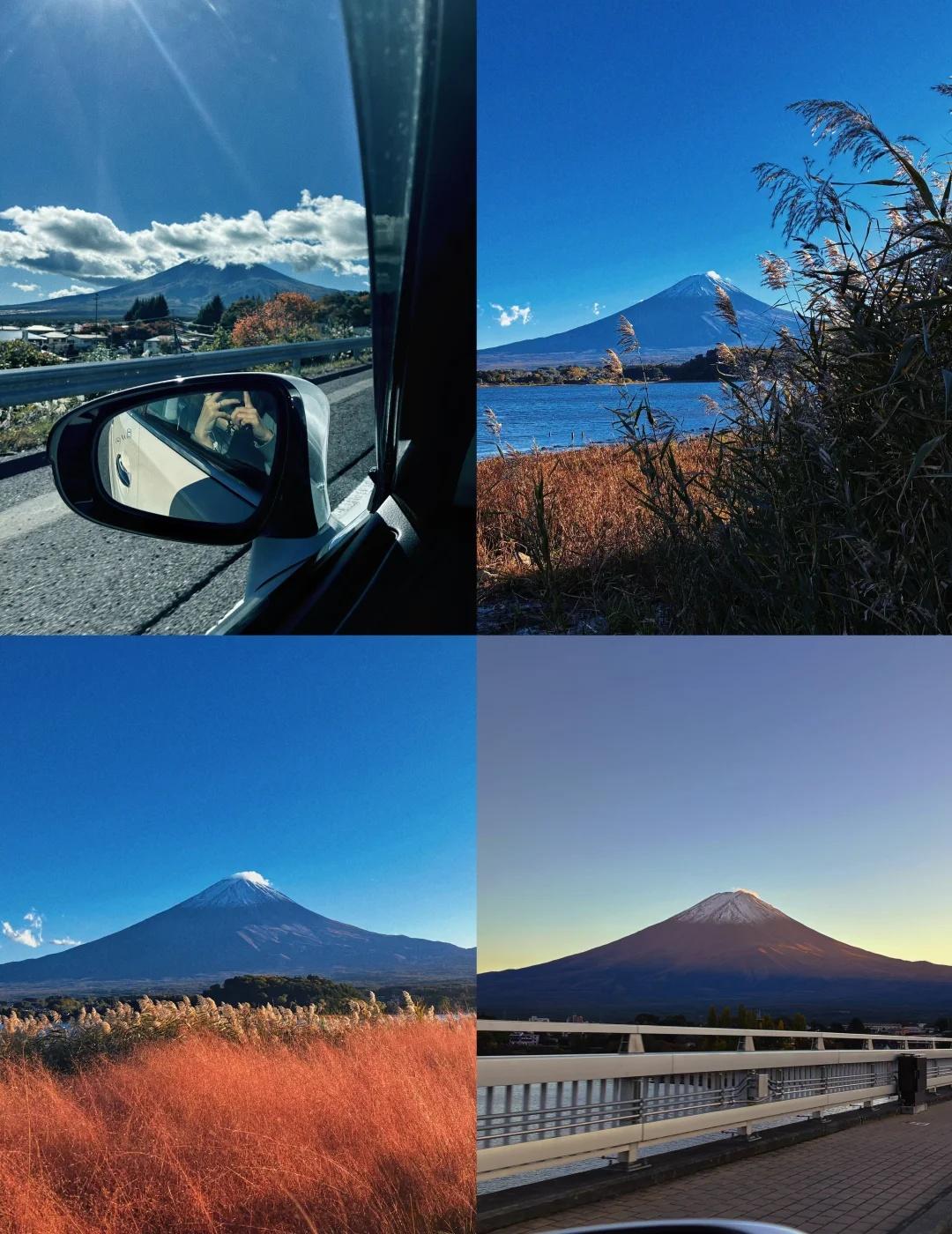富士山🗻很早就开始关注天气，三连休的第三天显示是个大晴天，万里无云。一大早东