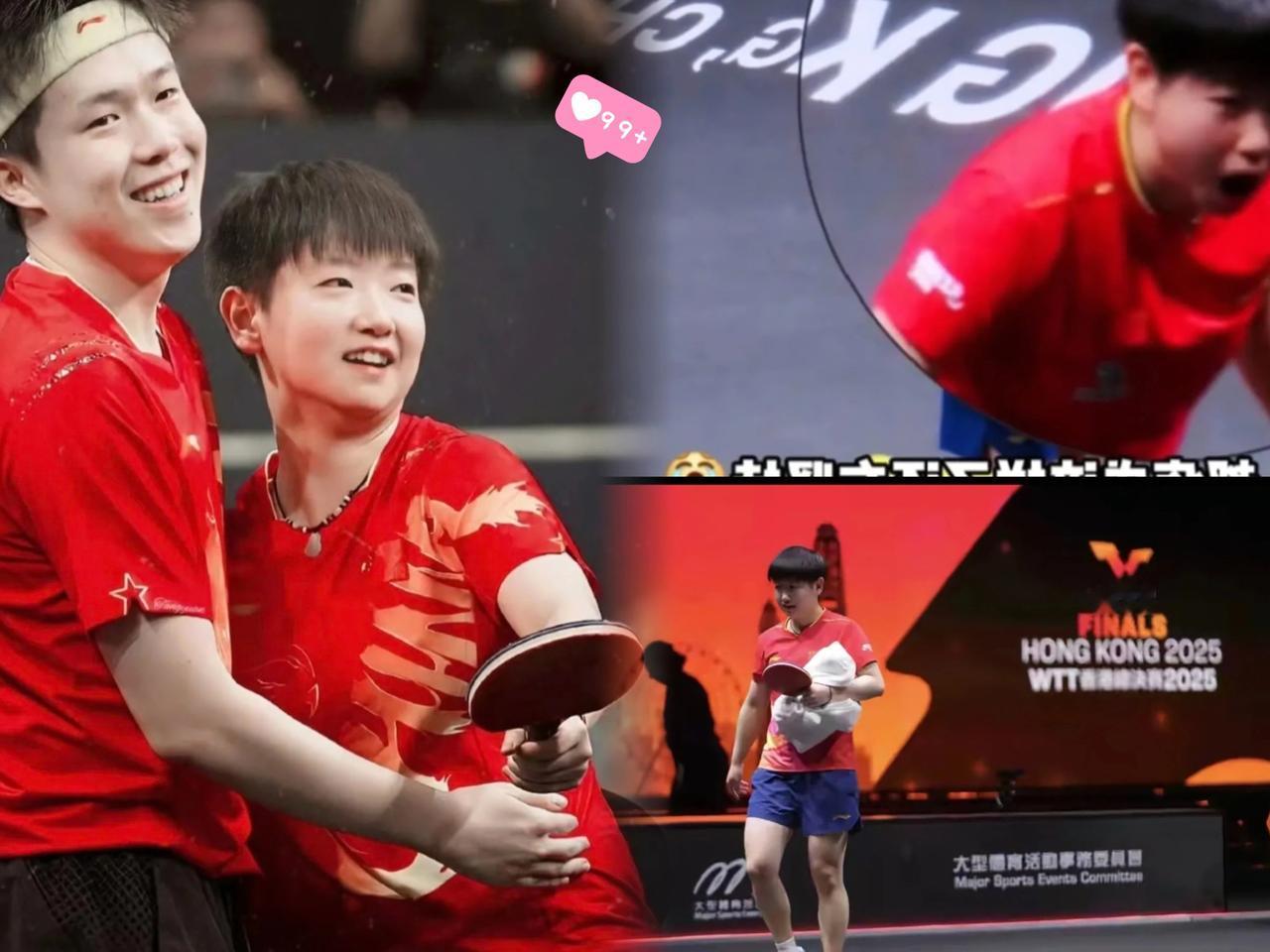 还在吐槽王楚钦失误多的，怕是没看懂这场球里藏的温柔！哪是什么心态崩了瞎打