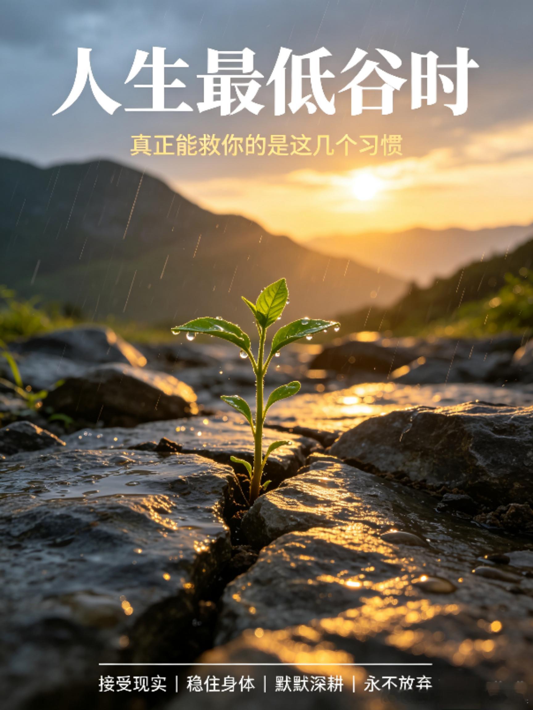 人生于世，悲欢离合皆修行￼醍醐灌顶的一段话：“这个世界上，根本没有人在意你是否有