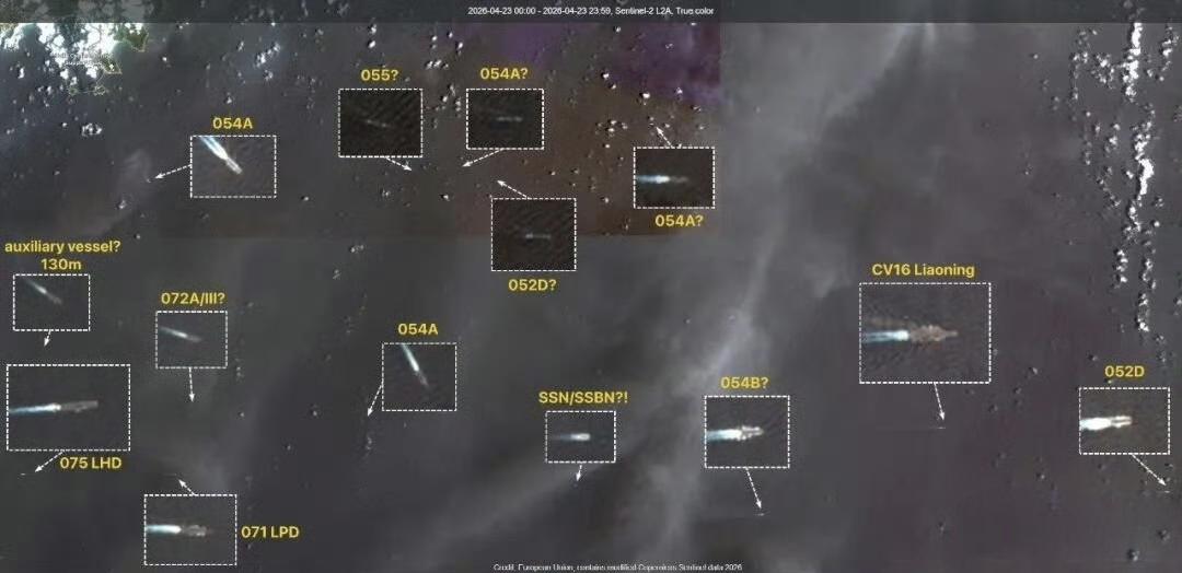 当前西太平洋海上热闹非常，他们的“肩并肩”就是我们的最佳陪练：其一，拉萨舰05