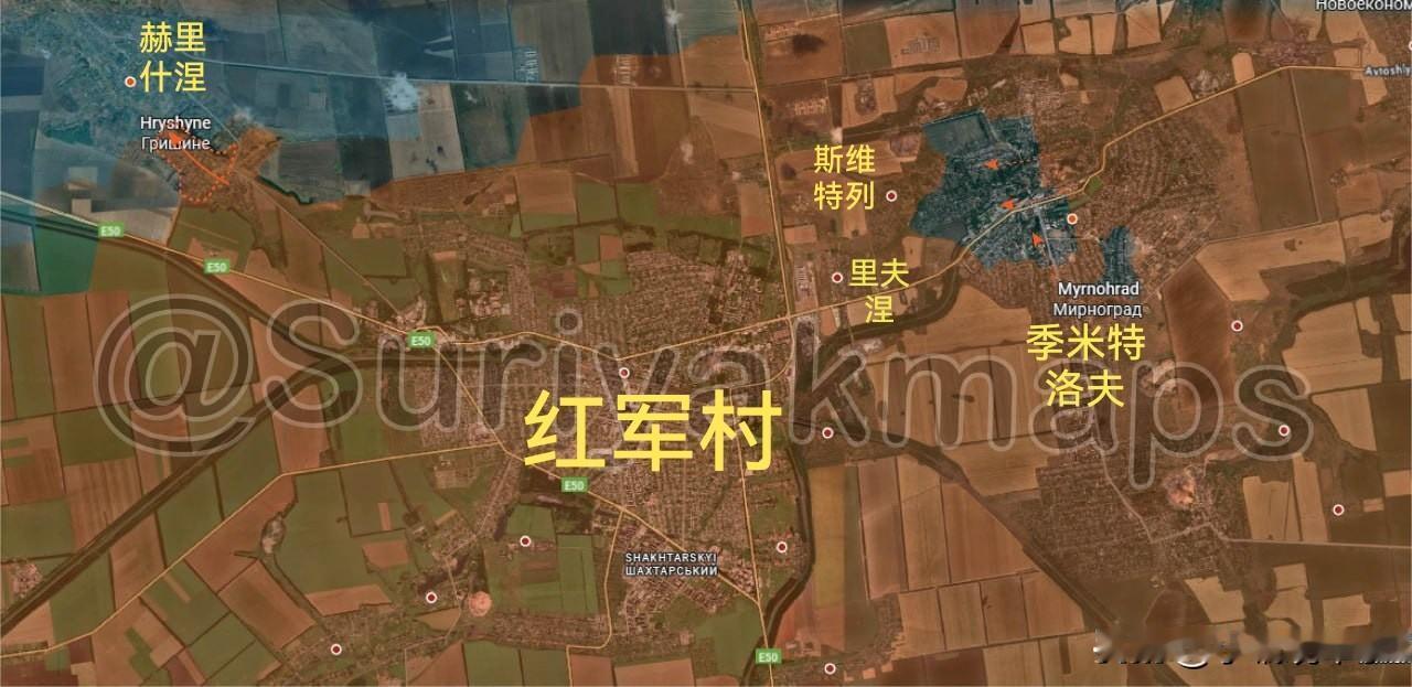 12月18日俄乌最新战报：1.季米特洛夫和红军村前线：①过去的32小时里，