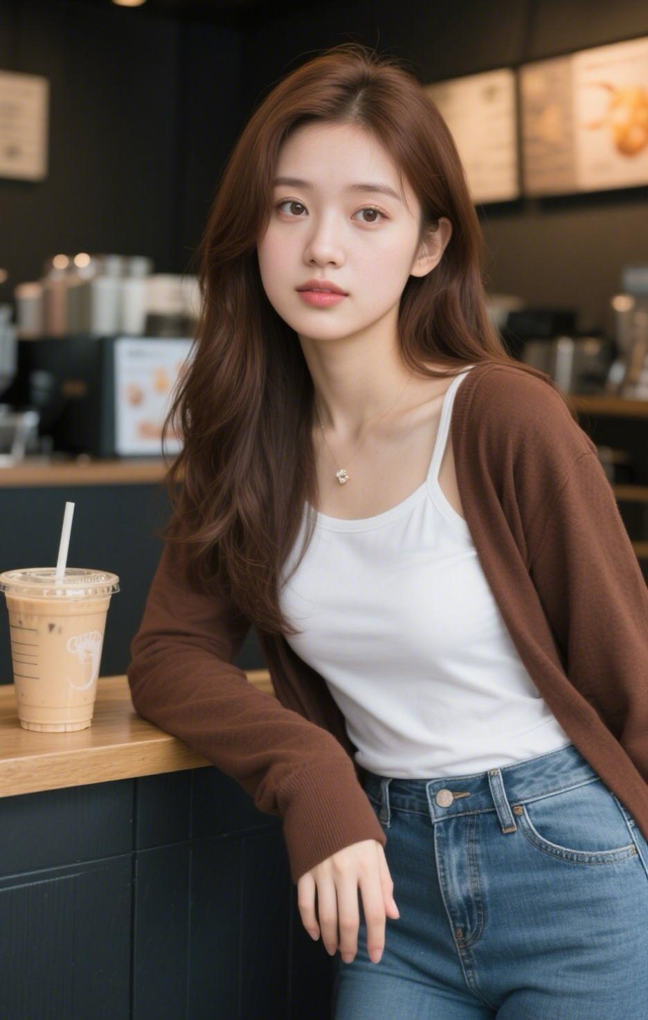 有些人，真的就喜欢喝茶！但是有些人就喜欢冰咖啡！比如我！我猜，