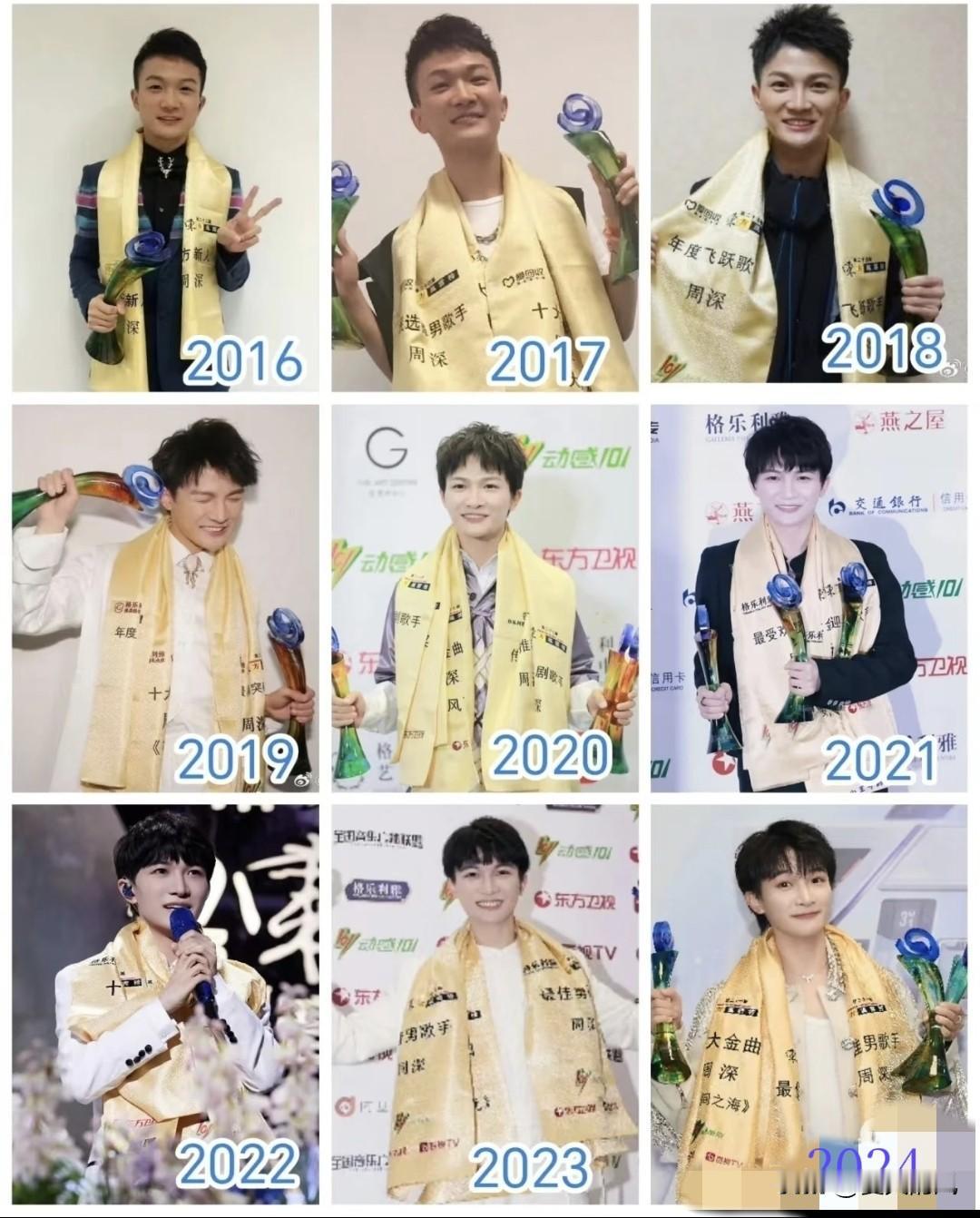 周深真的不一样了，看他早年照片和现在对比，简直像换了个人！从眼神闪躲到眼