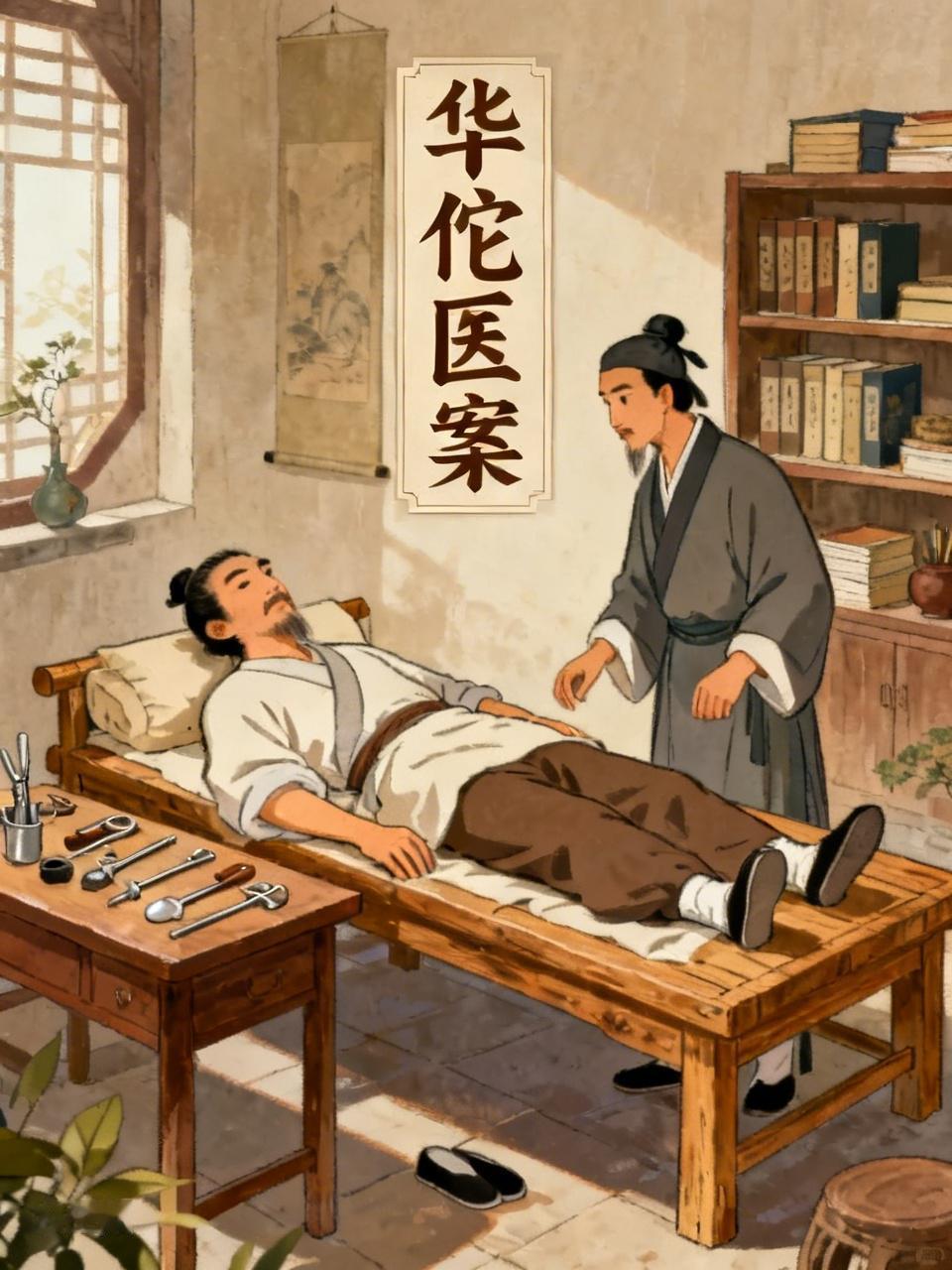 曹丞相对华佗真是因为多疑吗？换你，你也不信华佗。开颅手术先别说对不对，就是治好