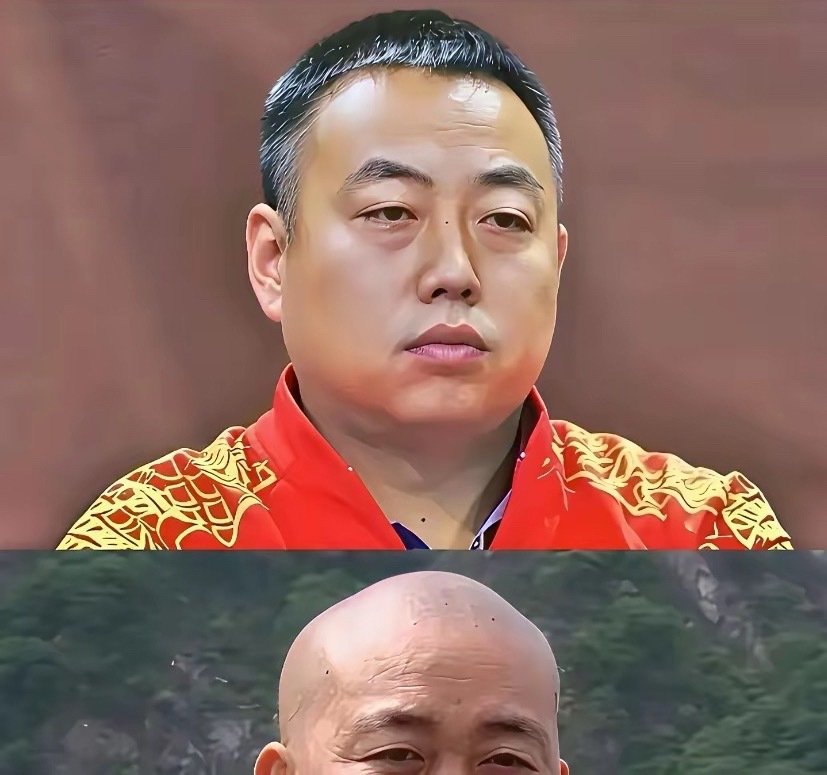 有细心网友发现刘国梁和释永信挺像的！脸型像！同姓刘，释永信俗名刘应成！一个佛教界泰斗，一个乒乓界泰斗