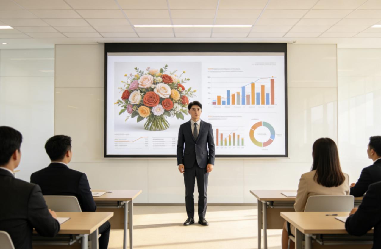 年终述职，小刘把PPT做得花团锦簇，数据漂亮，图表炫目。轮到老陈，他站台上愣了