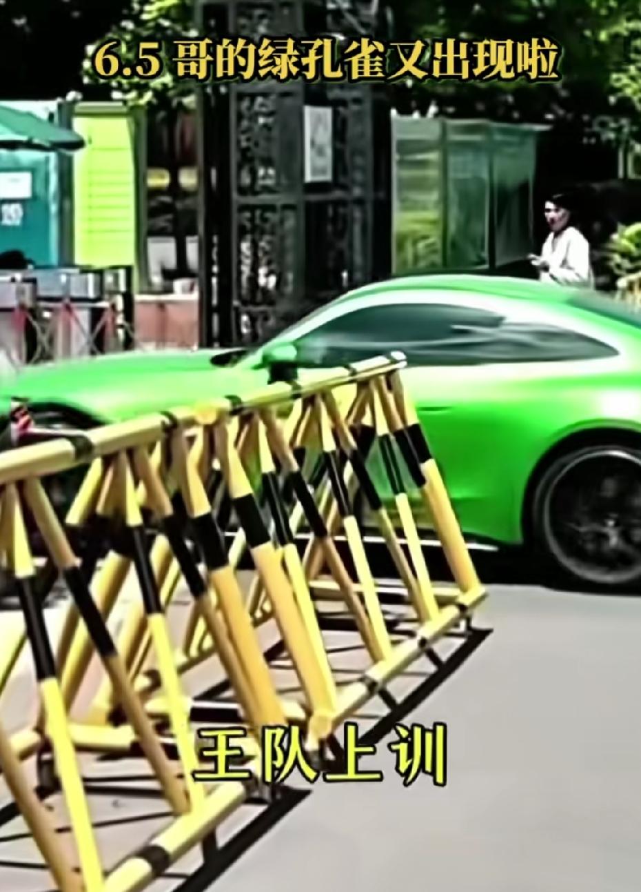 6月5日，新鲜的楚钦开着他那骚～包的绿色车车上训了一路相伴，一路绿灯，畅通