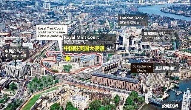 中国为何坚持在伦敦建欧洲最大大使馆？中国为什么一定要盖？该项目自2018年启动