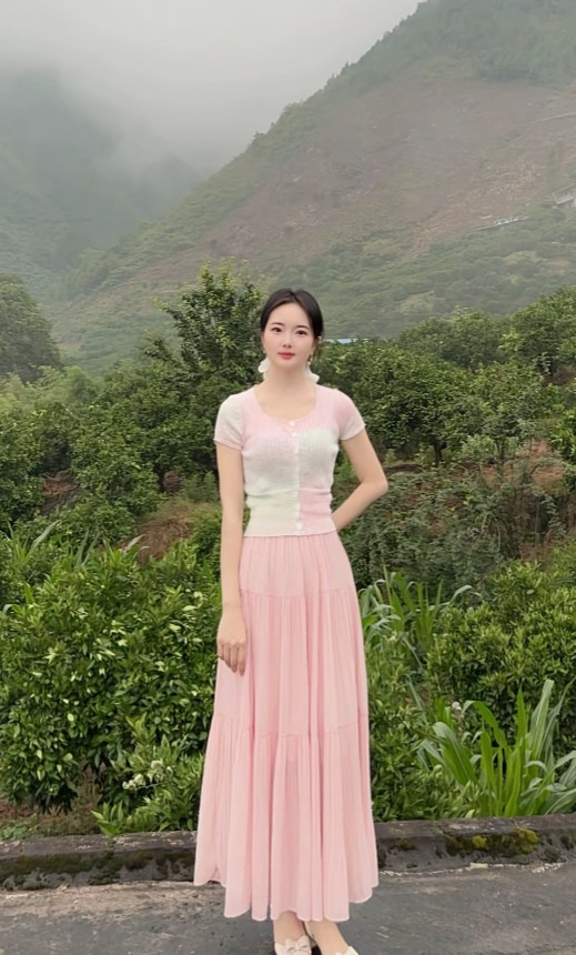 高挑的身材，是我想像中的样子