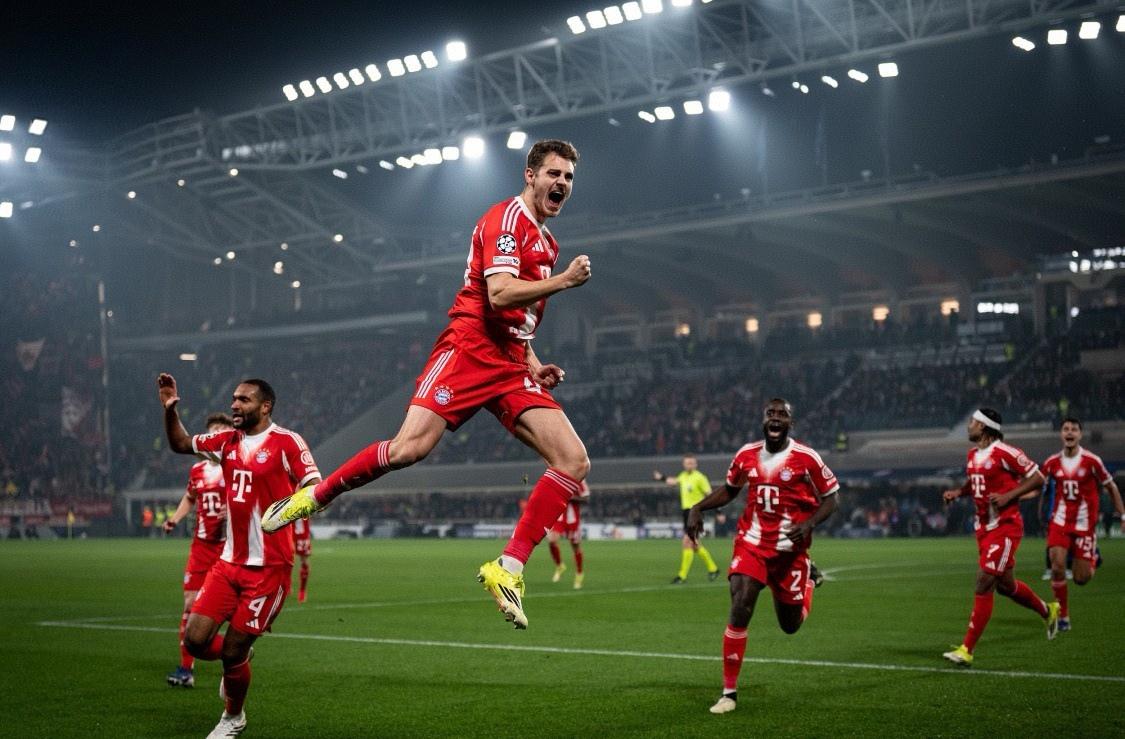 这你敢信？拜仁头号射手凯恩都没上场，他们还能在客场6-1狂胜亚特兰大，不得不感