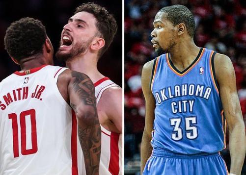 火箭队历史上第二次在季后赛0-3落后的情况下将比分追至2-3