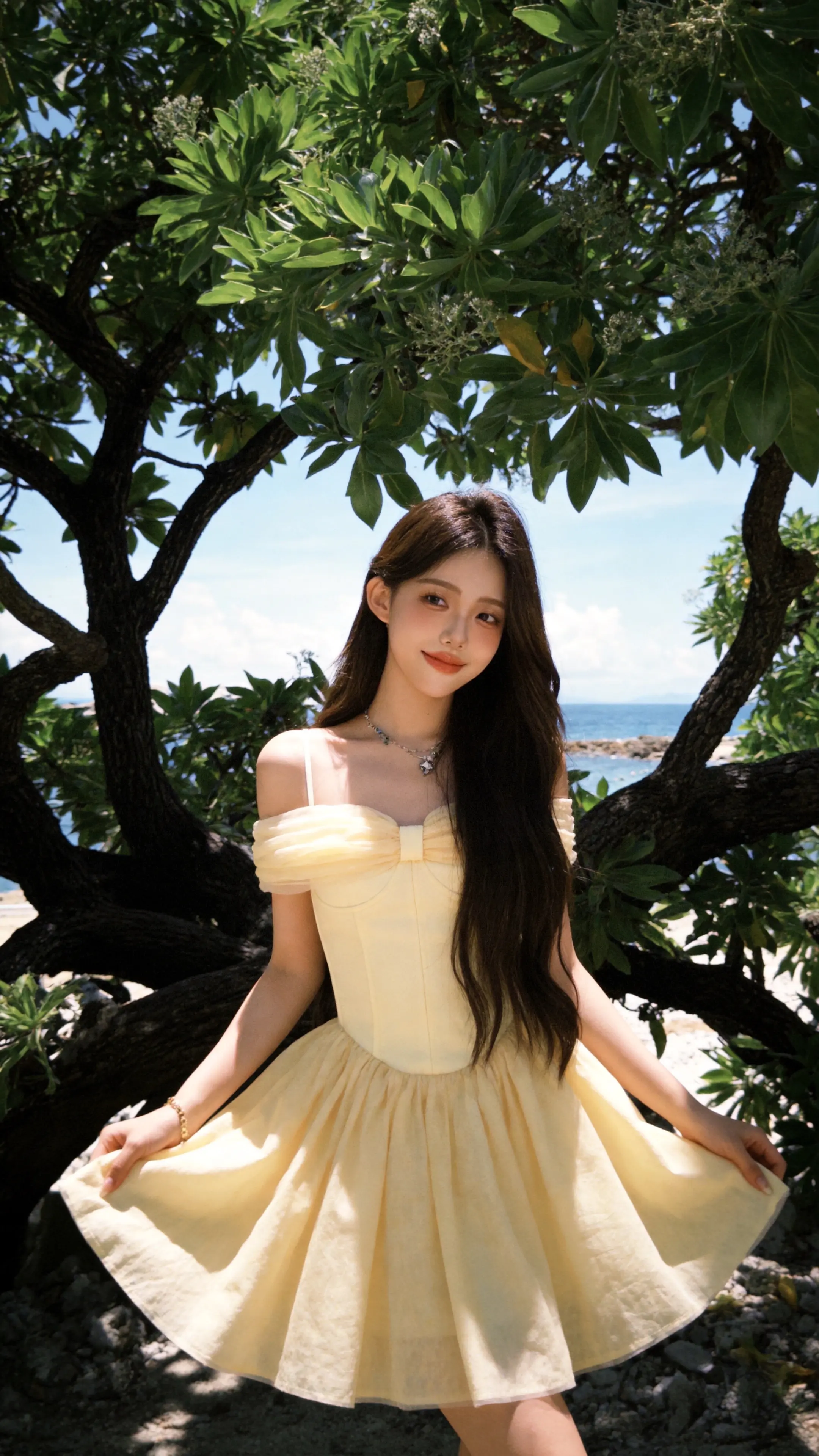 度假神裙 夏日穿搭分享 夏日度假裙 海滩裙 浅夏穿搭