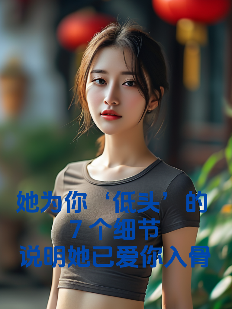 她为你‘低头’的7个细节，说明她已爱你入骨