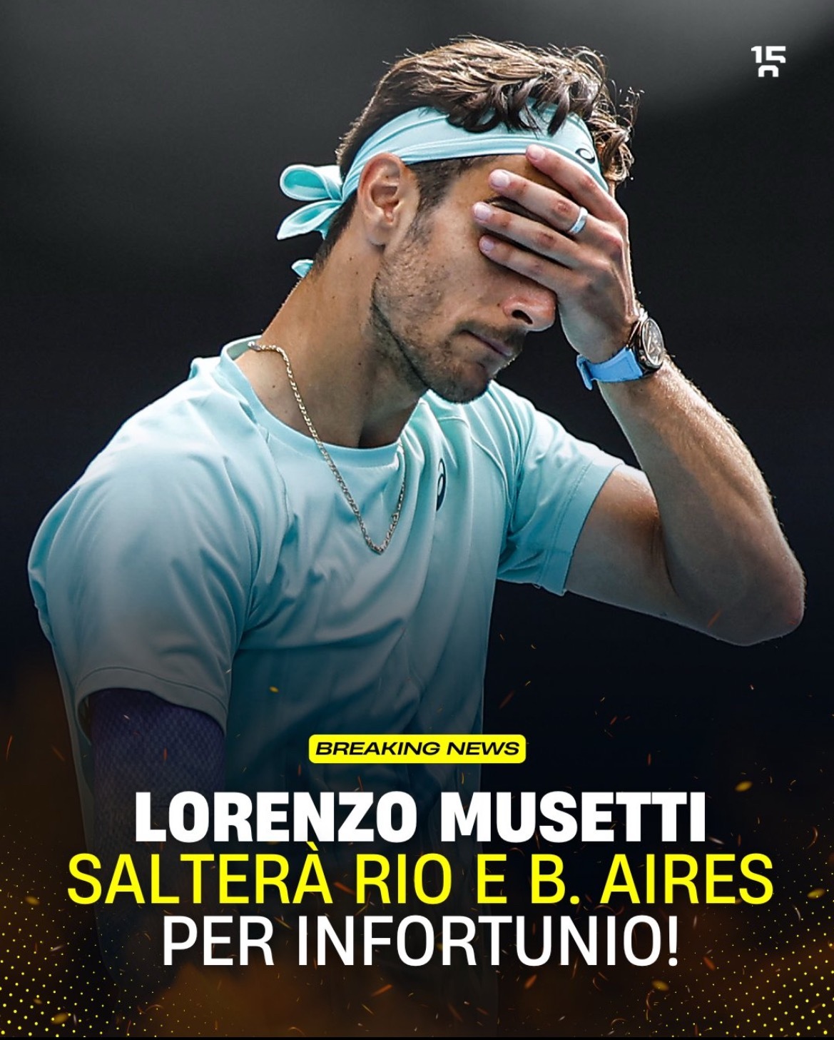 澳网2026这很澳网穆塞蒂澳网因伤退赛🚨洛伦佐·穆塞蒂因伤缺席一个月，澳网男