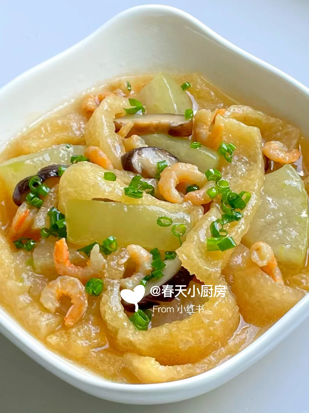 谁懂啊！冬瓜焖猪皮真的是太鲜了！超级下饭！