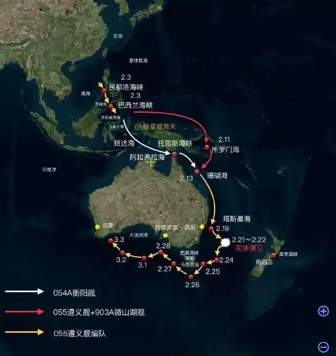 055大驱“得寸进尺”，澳大利亚假呆作痴据澳大利亚AAC电视台报道，中国055