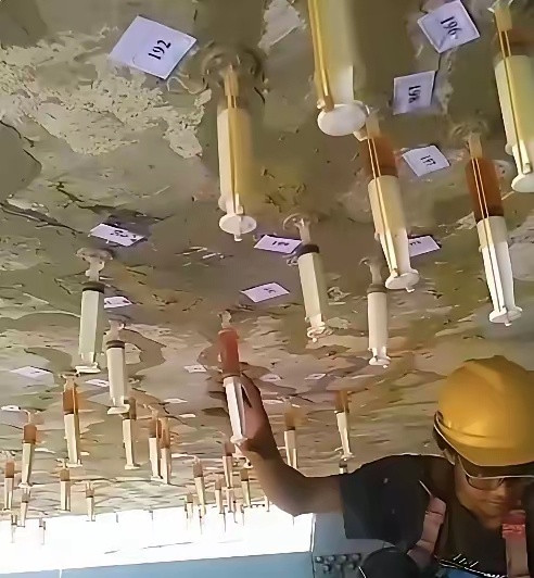 有没有桥梁方面的高手？这个桥上面为什么会有这么多的注射器呢？