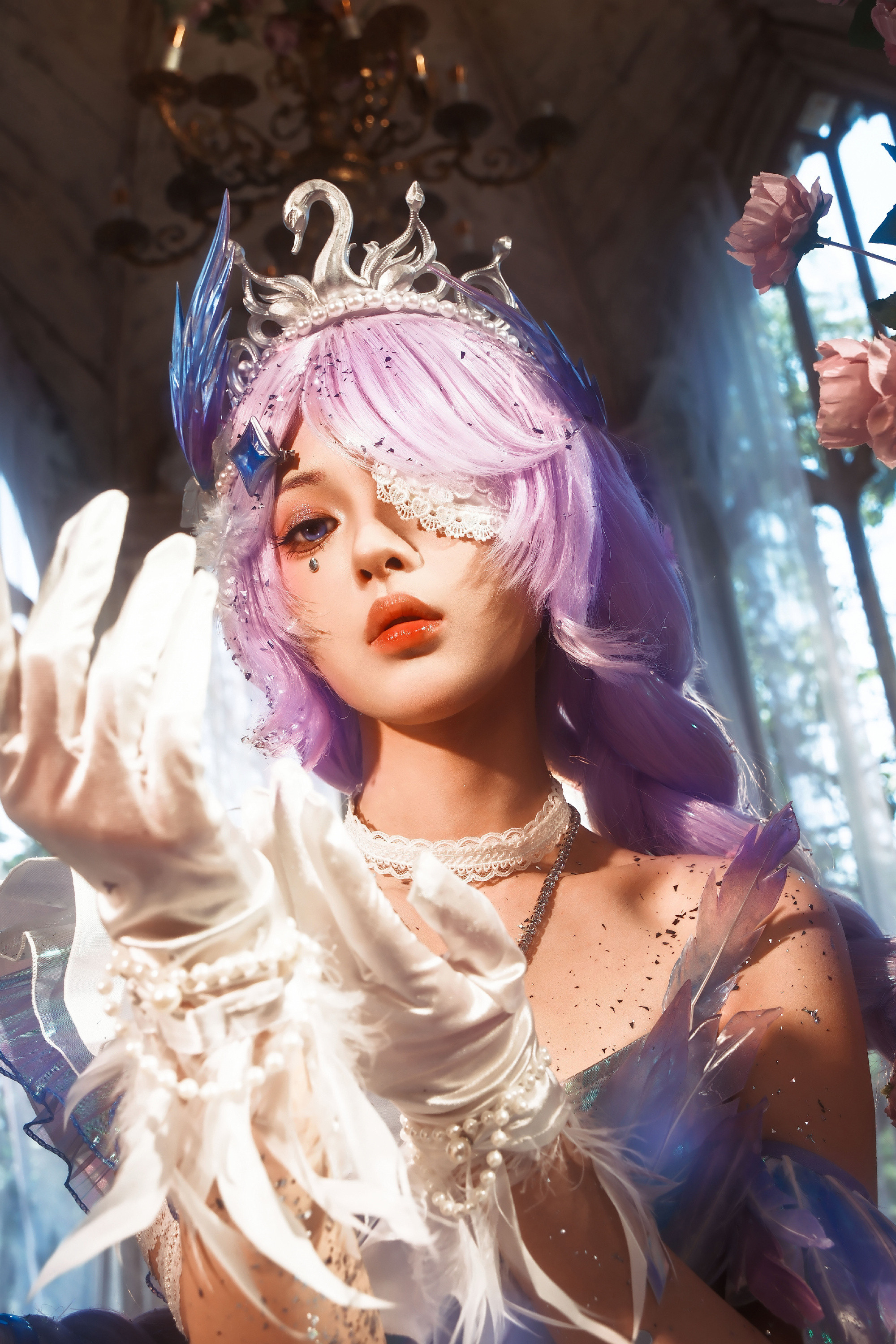 杨超越cos初体验太美了