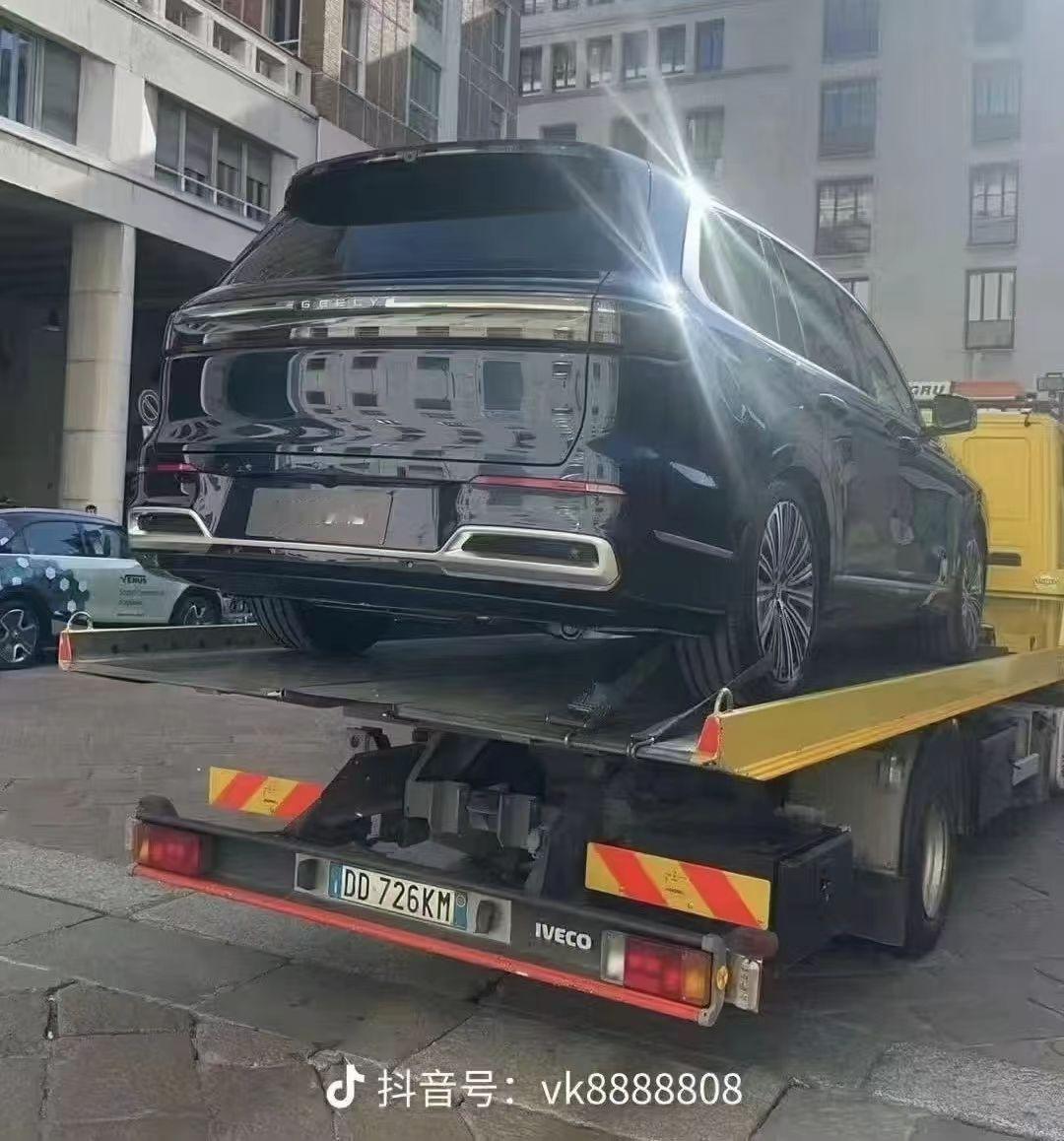 吉利银河M9在欧洲拍宣传片这车价格估计很低，会比深蓝S09之类的都要低​​​