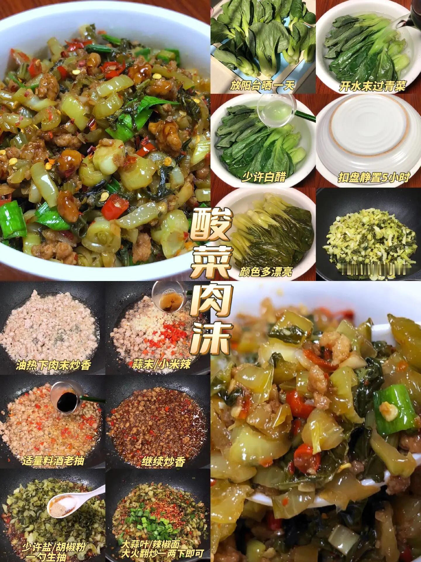 九种肉沫的家常菜做法来了！简单易上手！巨下饭！我的宝藏食谱