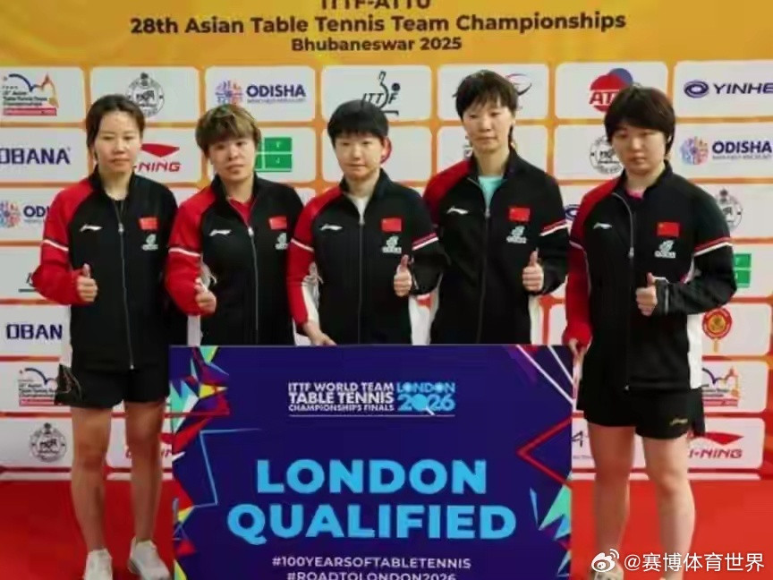 国乒女队伦敦世乒赛名单已确定2026伦敦世乒赛中国女队名单出炉，孙颖莎、王曼昱