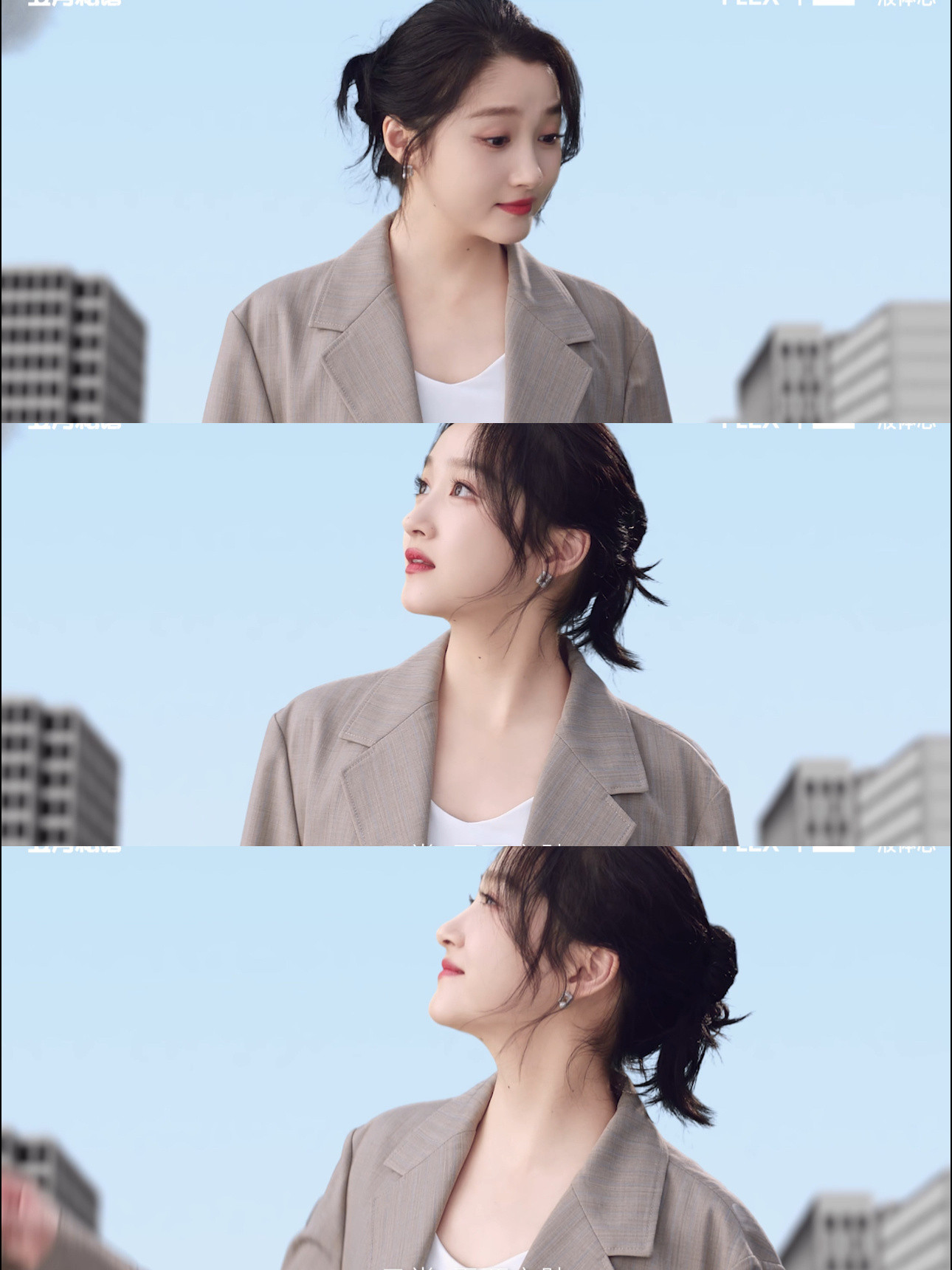 关晓彤新年超美形象大片这组大片真的拍出了关晓彤的多面魅力！白裙造型清新灵动，西