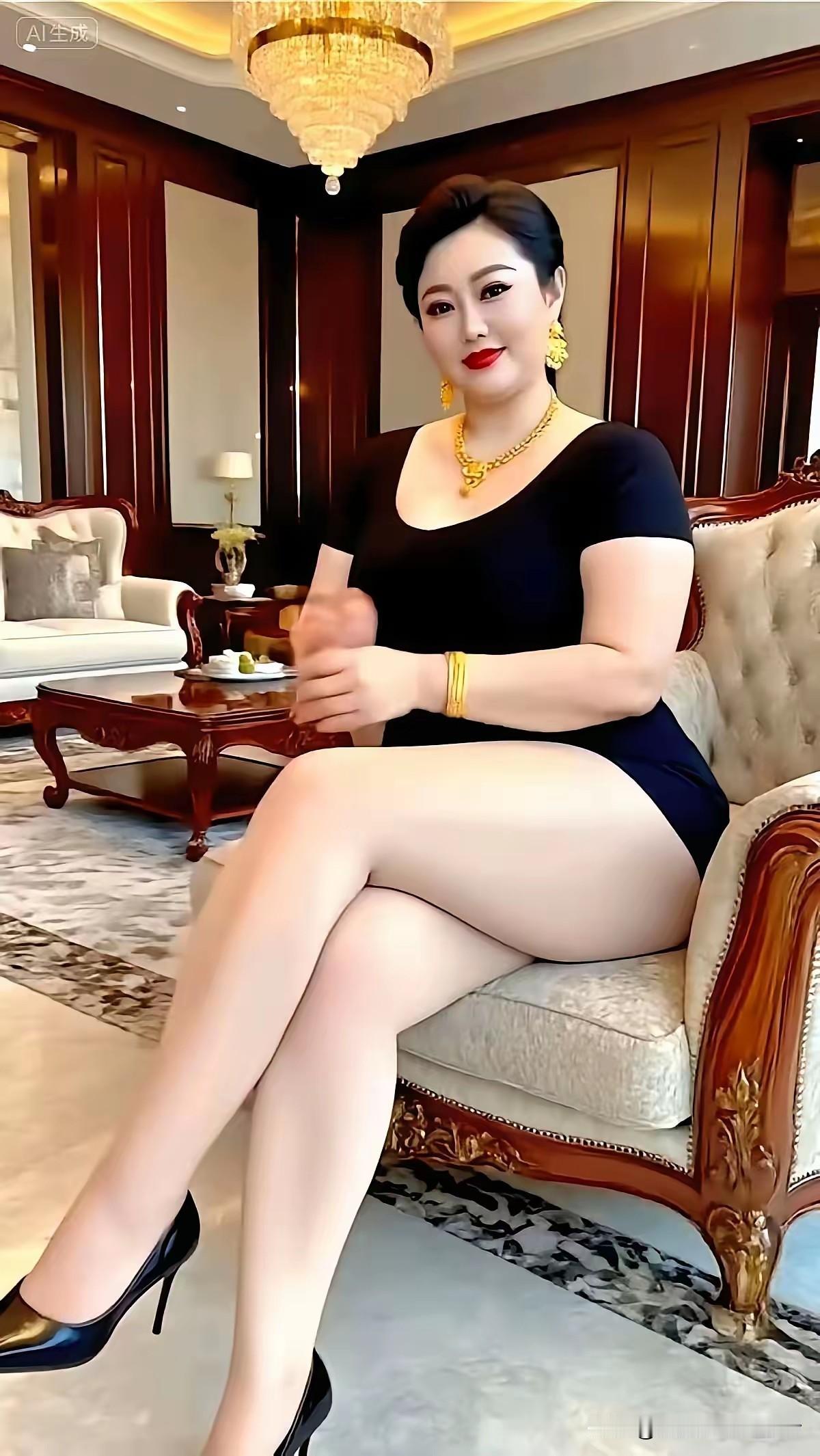 赞富态佳人气度不凡韵自佳，气质天成貌如花。福相盈身旺家运，柔媚风情女